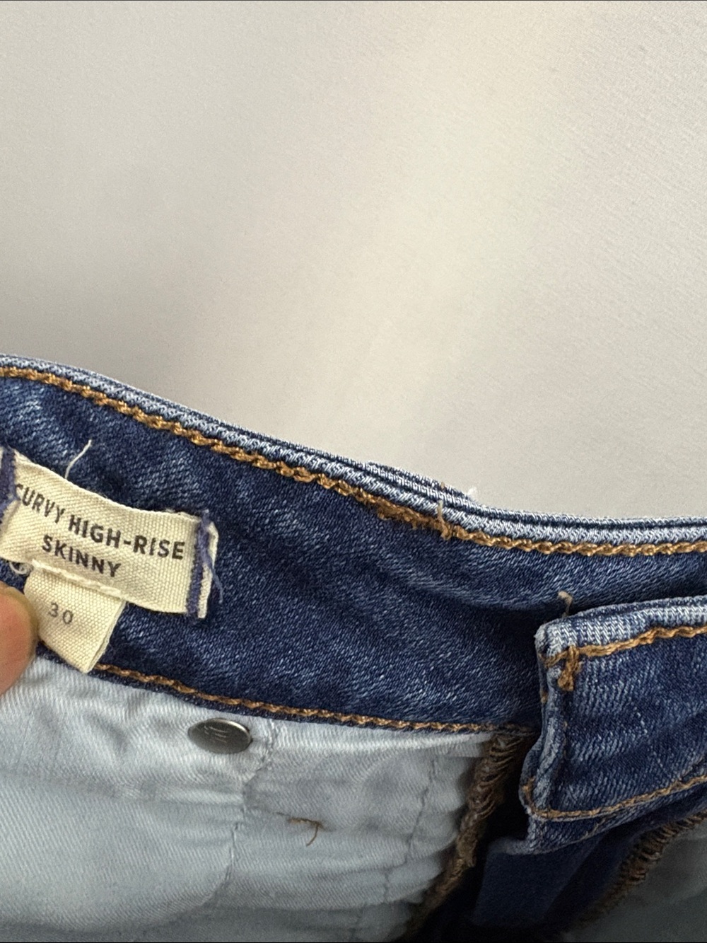 MADEWELL Women’s Curvy High Rise Skinny Jeans 30 - Picture 6 of 7